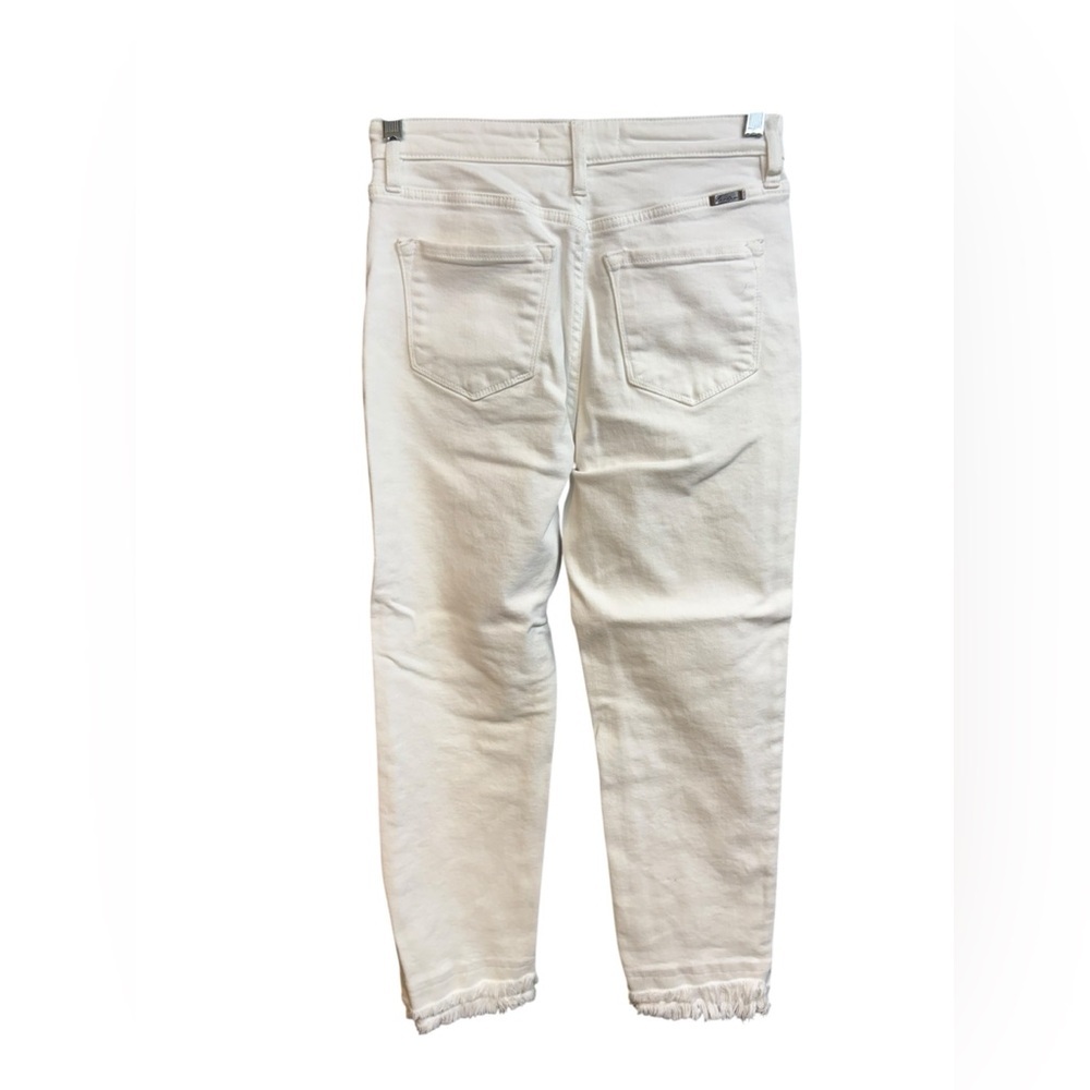 KanCan™ High Rise Double Layer Fray Hem Ankle Straight Jean 27 - Picture 3 of 8